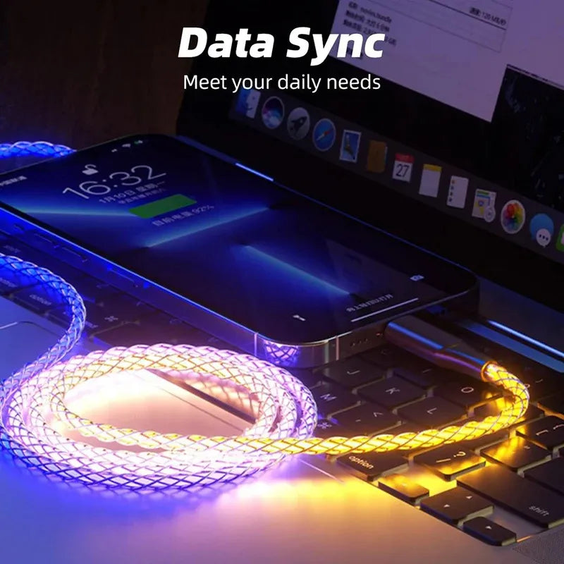 Colorful Streamer Charging Line